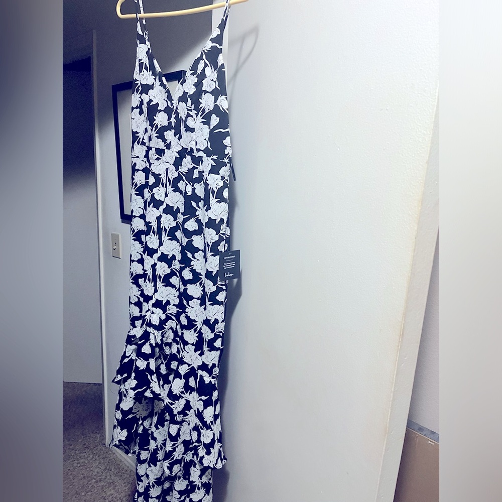 NEW Black and white floral Lulu Dress Size M